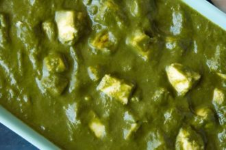 Palak paneer :  Healthy recipes