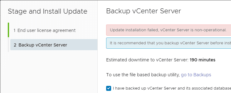 Failing to Update Estimates