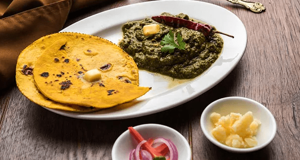 Sarson ka Saag with Makki ki Roti