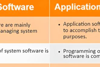 What are the differences between system software and application software base on their function and usage_