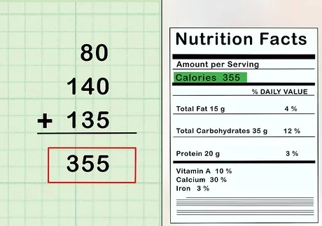 To calculate the nutritional value of a specific food