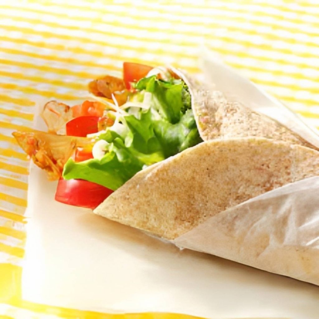 9. Mango Chicken Wraps