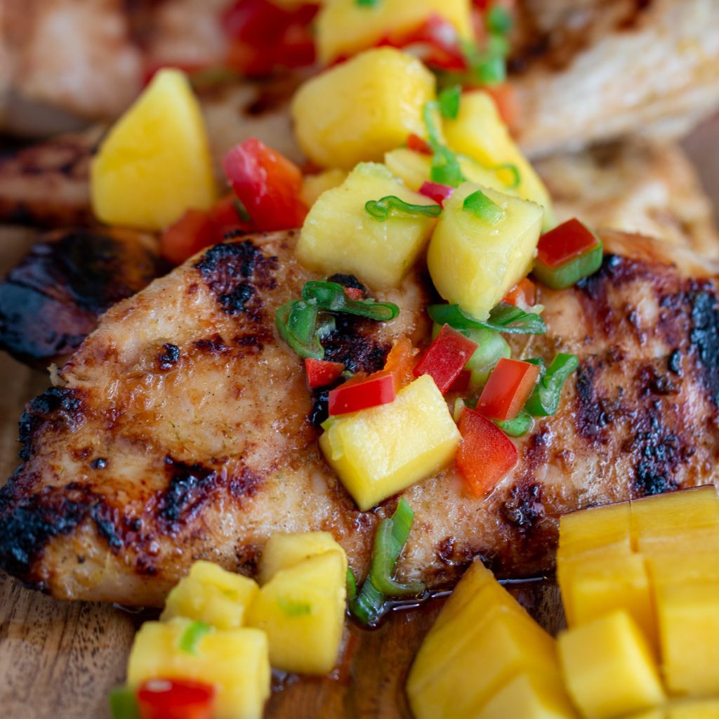 Barbecued Mango Chicken