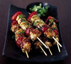 Zesty Chicken Kebabs